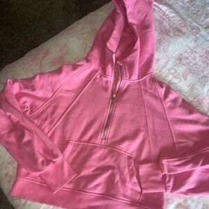 Pink hoodie: scuba